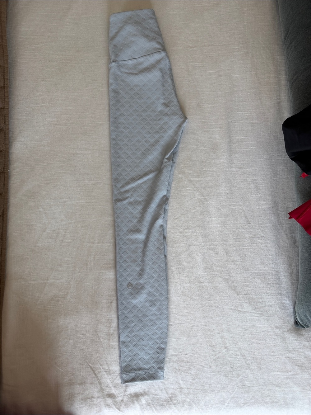 lululemon athletica Light Blue Diamond-Texture Kids Leggings